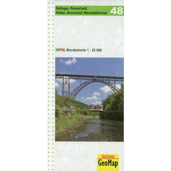 NRW WANDERKARTE 48 SOLINGEN, REMSCHEID - Wanderkarte Ansicht 1
