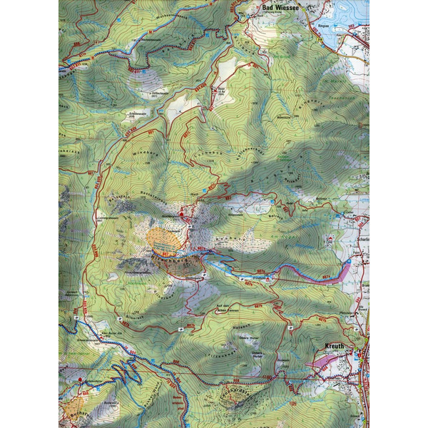 DAV BY 13A MANGFALLGEBIRGE - Wanderkarte Ansicht 3