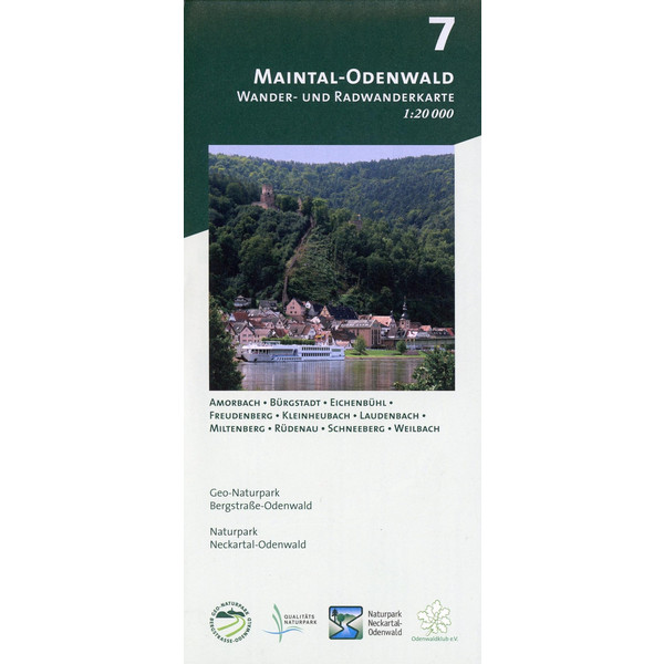 MAINTAL-ODENWALD 1:20.000 - Wanderkarte Ansicht 1