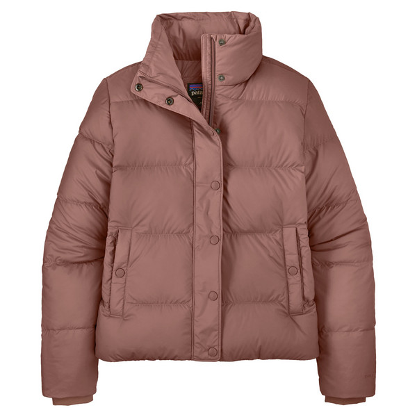 W'S SILENT DOWN JACKET Damen - Daunenjacke-MOONRISE TAUPE