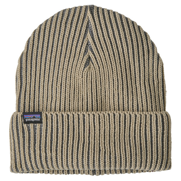 FISHERMANS ROLLED BEANIE Unisex - Mütze-CONTRAST STRIPE: WEATHERED STONE