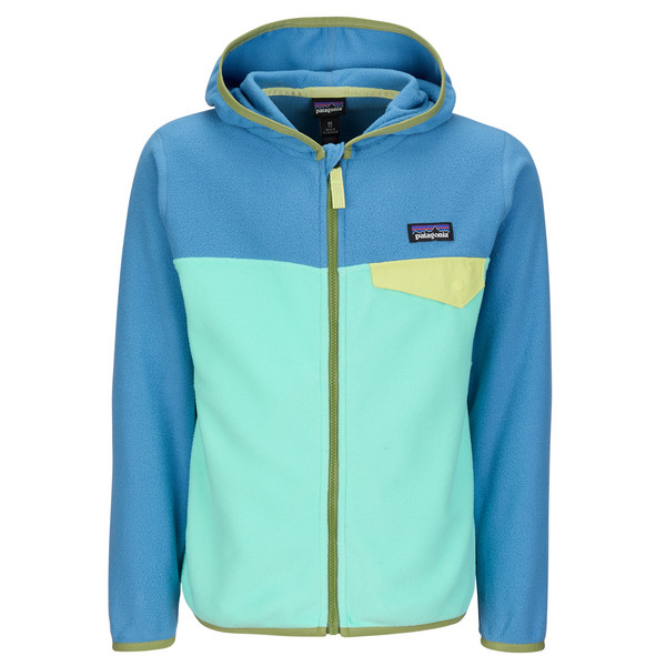 K'S MICRO D SNAP-T JACKET Kinder - Fleecejacke-EARLY TEAL W/SHORE BLUE