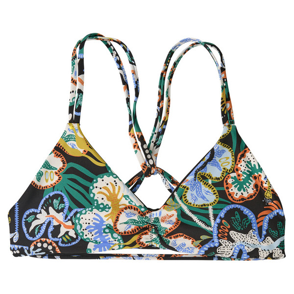 W'S REVERSIBLE SEAGLASS BAY TOP Damen - Bikini-UNDERSEA: BLACK