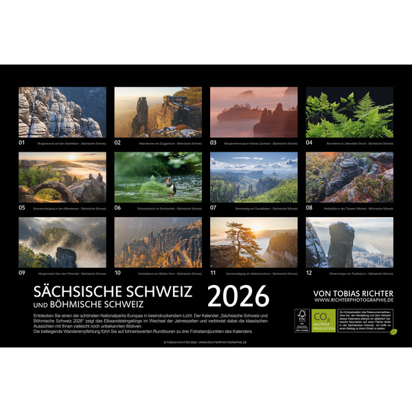 SÄCHSISCHE SCHWEIZ 2026 - Kalender Ansicht 14