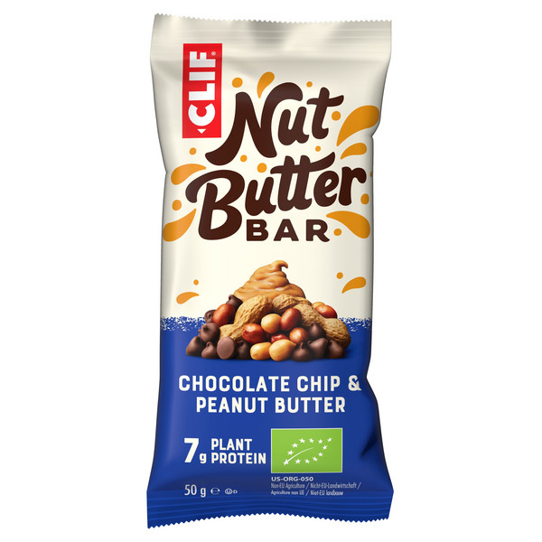 CLIF NUT BUTTER BAR - Müsliriegel-CHOCOLATE CHIP PEANUT BUTTER