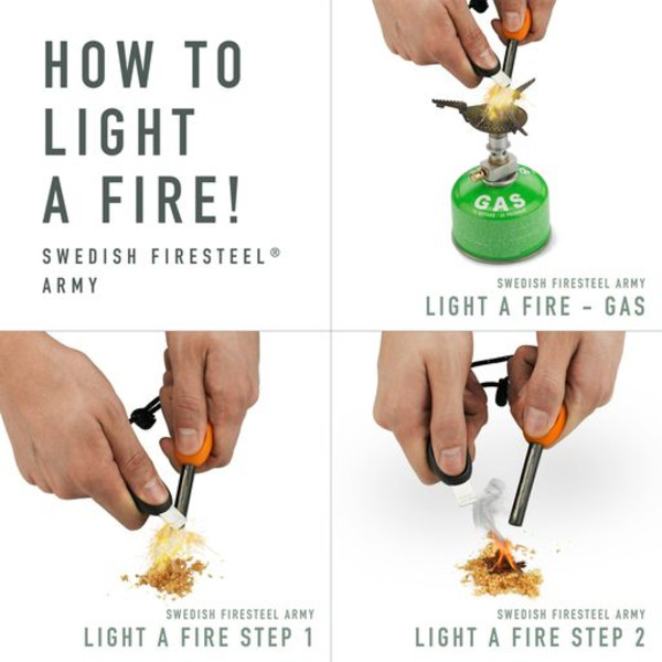 Light My Fire SWEDISH FIRESTEEL ARMY 2IN1 - Feuerstarter Ansicht 2