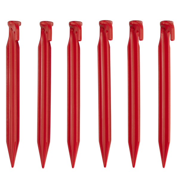 PLASTIC PEGS, 23 CM (6 STK) - Zeltheringe