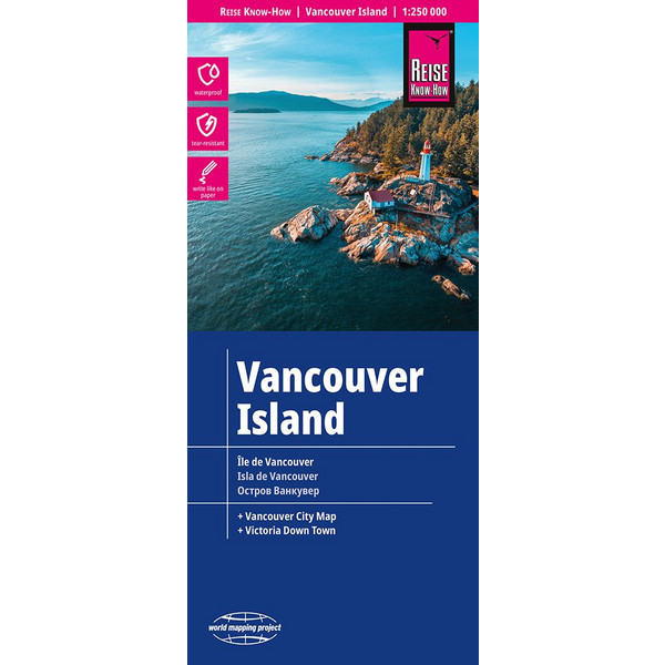 WMP VANCOUVER ISLAND - Straßenkarte