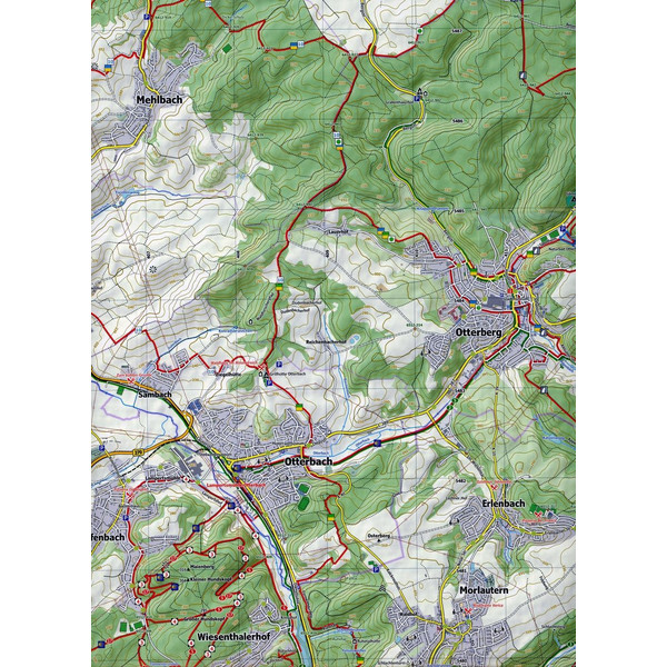 PFÄLZERWALD 3. BLATT 41-548, 1 : 25 000 - Wanderkarte Ansicht 3