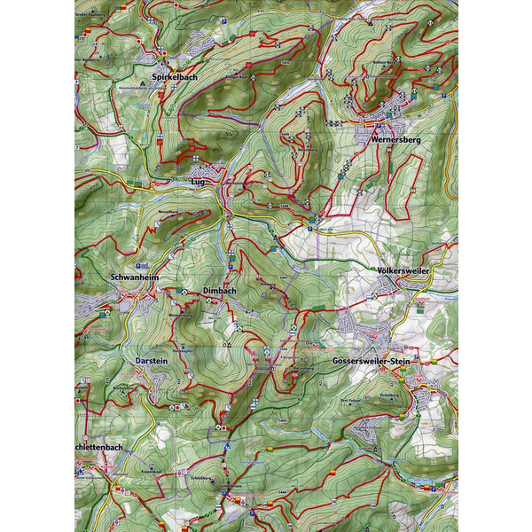 PFÄLZERWALD 8. BLATT 42-544, 1 : 25 000 - Wanderkarte Ansicht 3