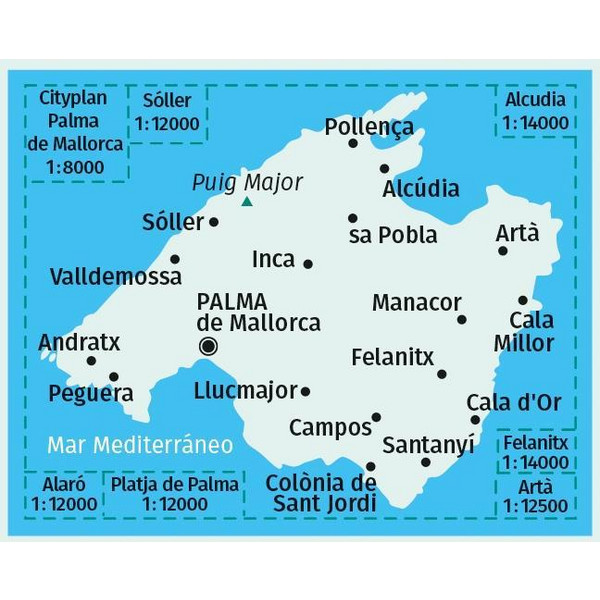 KOKA 230 MALLORCA - Wanderkarte Ansicht 2