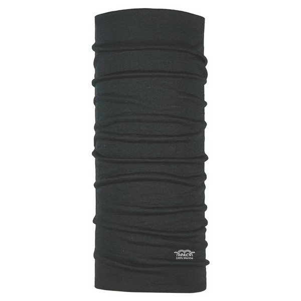 KIDS MERINO WOOL Kinder - Multifunktionstuch-TOTAL BLACK