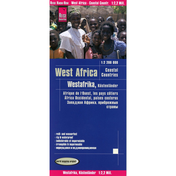 RKH WMP WESTAFRIKA, KÜSTENLÄNDER - Straßenkarte Ansicht 1