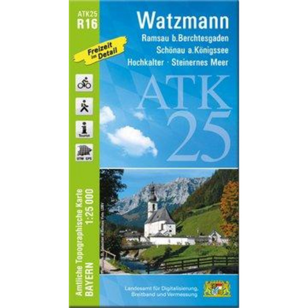 WATZMANN 1 : 25 000 - Wanderkarte Ansicht 1