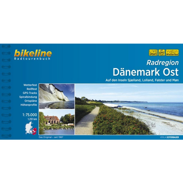 DÄNEMARK OST 1:75.000 - Radwanderführer