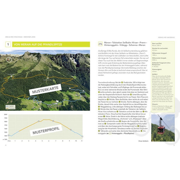 BIKE & HIKE VINSCHGAU - MERANER LAND - Radwanderführer Ansicht 2
