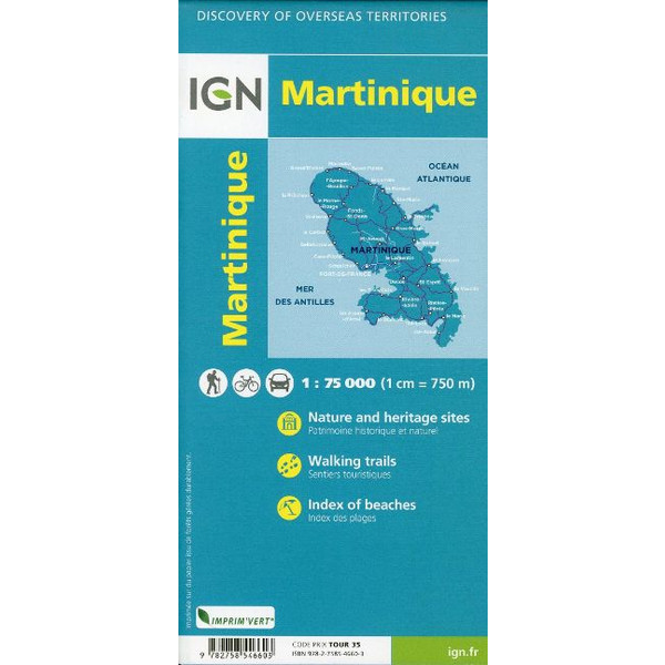 LA MARTINIQUE 1:75 000 Ansicht 2