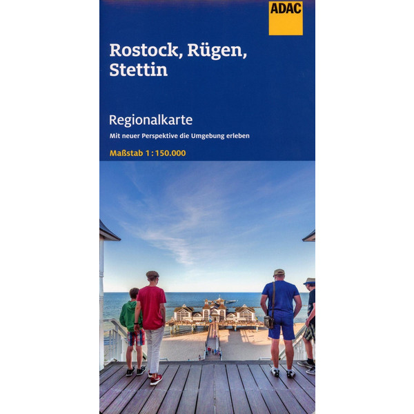 ADAC REGIONALKARTE DEUTSCHLAND BLATT 3 ROSTOCK, RÜGEN, STETT - Straßenkarte Ansicht 1