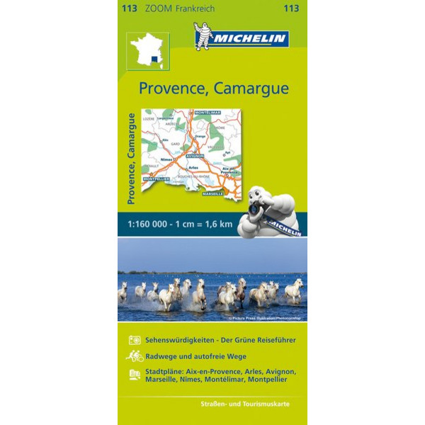 PROVENCE - CAMARGUE - Straßenkarte