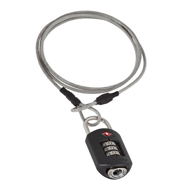 Pacsafe PROSAFE 1000 COMBINATION LOCK WITH STEEL CABLE - Gepäcksicherung Ansicht 1
