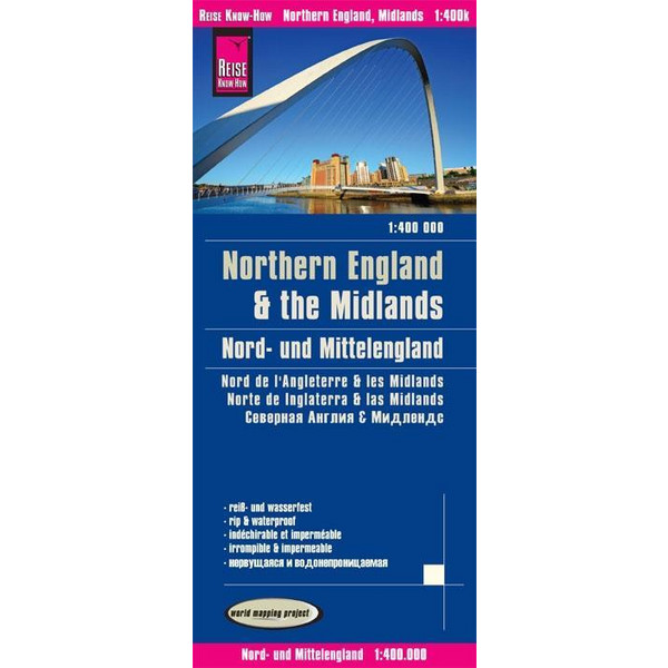 RKH WMP NORD- UND MITTELENGLAND - Straßenkarte Ansicht 1