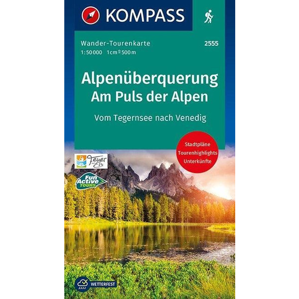 ALPENÜBERQUERUNG, AM PULS DER ALPEN 1:50 000 - Wanderkarte Ansicht 1