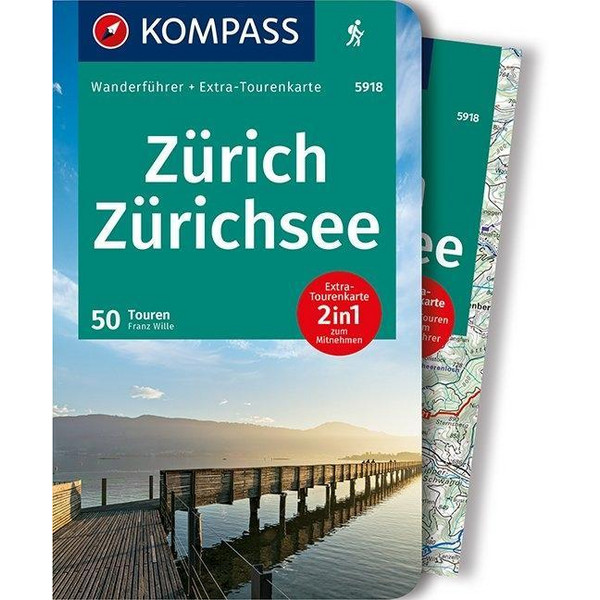 KOMPASS WANDERFÜHRER ZÜRICH, ZÜRICHSEE - Wanderführer Ansicht 2