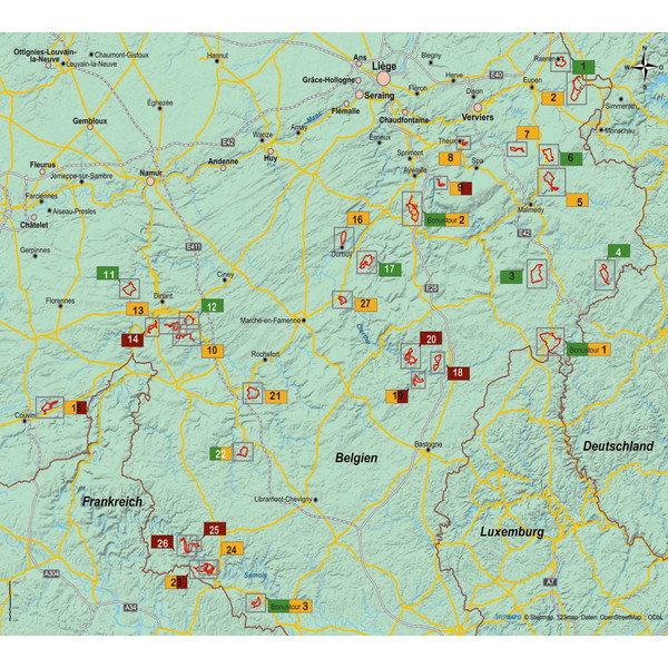 BELGISCHE ARDENNEN - Wanderführer Ansicht 2