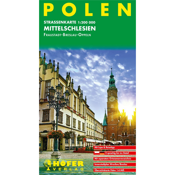 HÖFER POLEN PL006 MITTELSCHLESIEN - Straßenkarte Ansicht 1