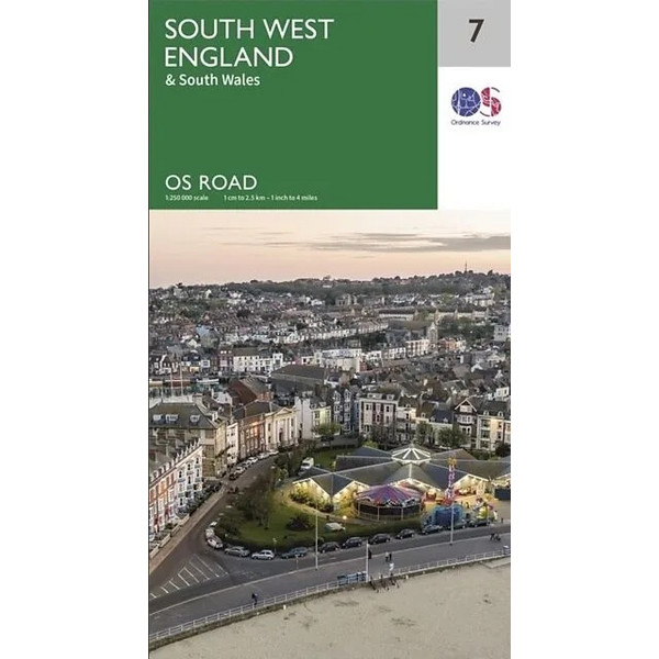 SOUTH WEST ENGLAND - Straßenkarte Ansicht 1