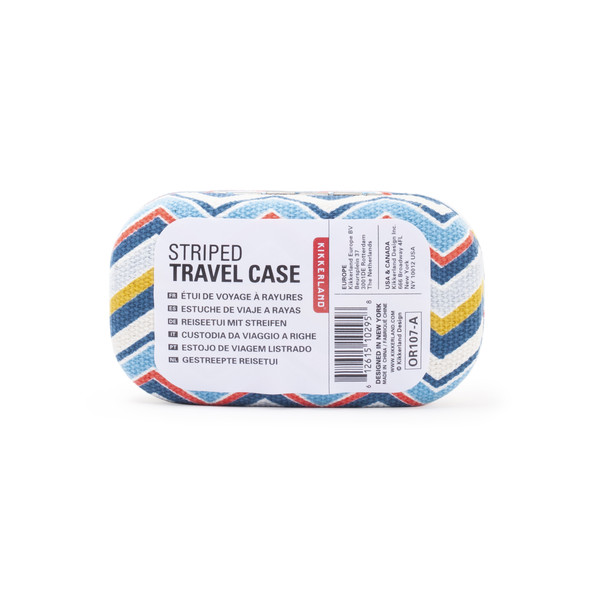 STRIPED TRAVEL CASE ASST - Etui