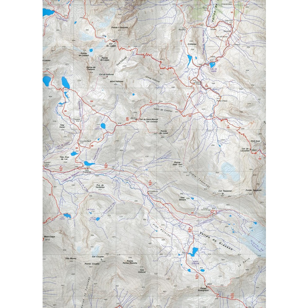 AOSTA - PILA - VALLE DI COGNE - GRAN PARADISO 1 : 25 000 - Wanderkarte Ansicht 3