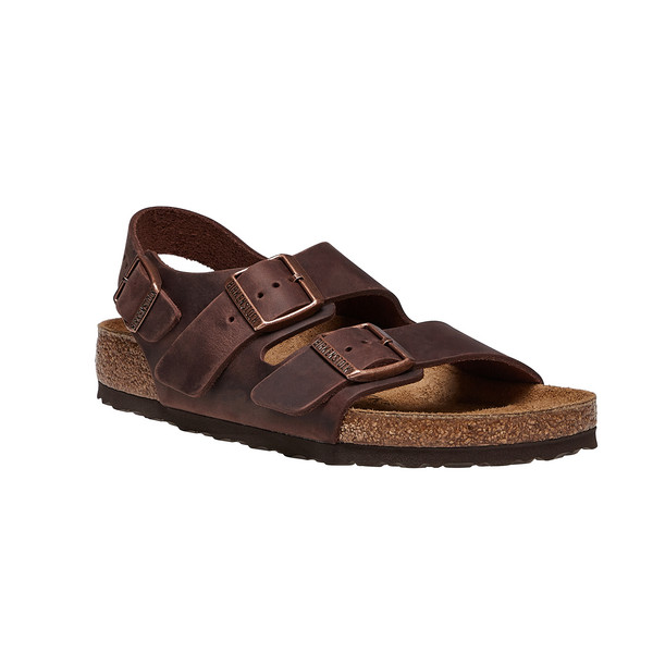 Birkenstock MILANO NATURAL LEATHER OILED Unisex - Freizeitsandalen Ansicht 2