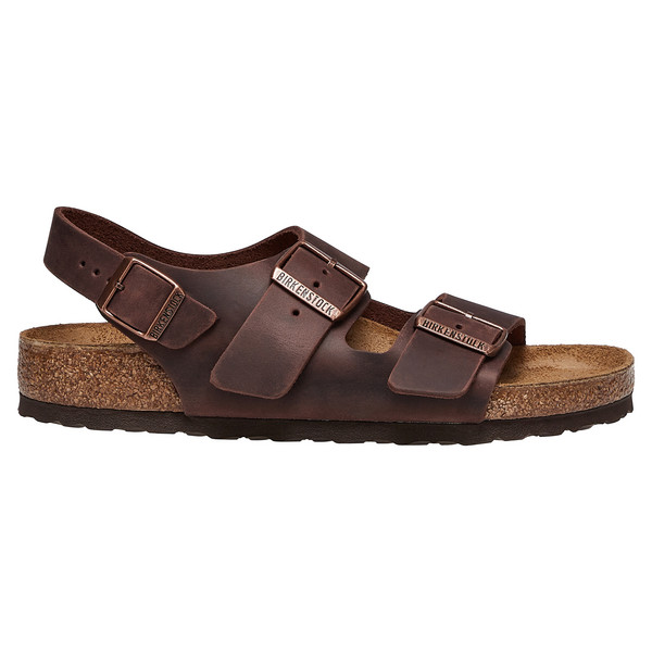 Birkenstock MILANO NATURAL LEATHER OILED Unisex - Freizeitsandalen Ansicht 1