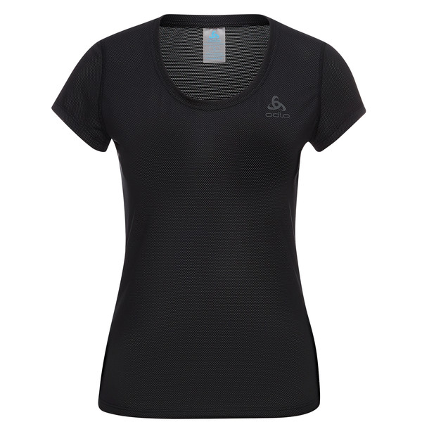 ACTIVE F-DRY LIGHT BL TOP CREW NECK S/S Damen - Funktionsunterwäsche-BLACK