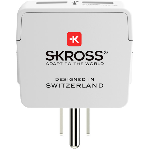 Skross EUROPE TO US USB - Reisestecker Ansicht 1