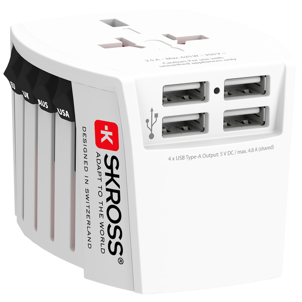 Skross MUV USB (4XA) - Reisestecker Ansicht 1