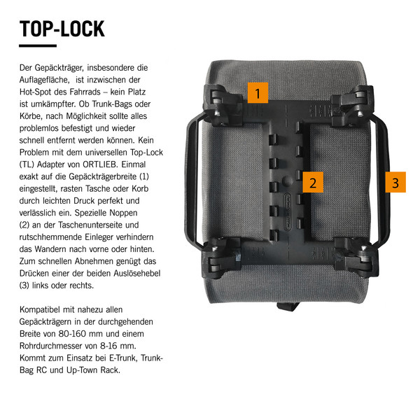 Ortlieb TRUNK BAG RC - Fahrradtasche Ansicht 9