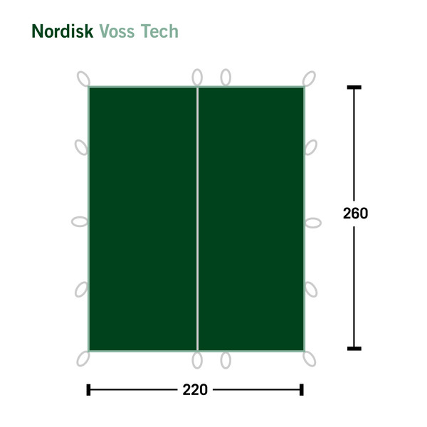 Nordisk VOSS TECH TARP - Tarp Ansicht 2