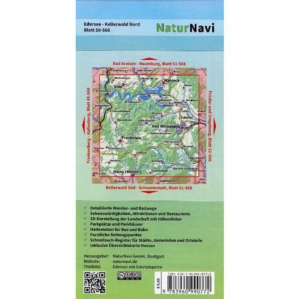 EDERSEE - KELLERWALD NORD, BLATT 50-566, 1 : 25 000 Ansicht 2
