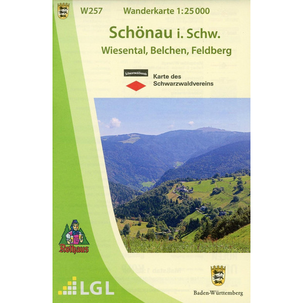 SCHÖNAU IM SCHWARZWALD 1:25 000 Ansicht 1