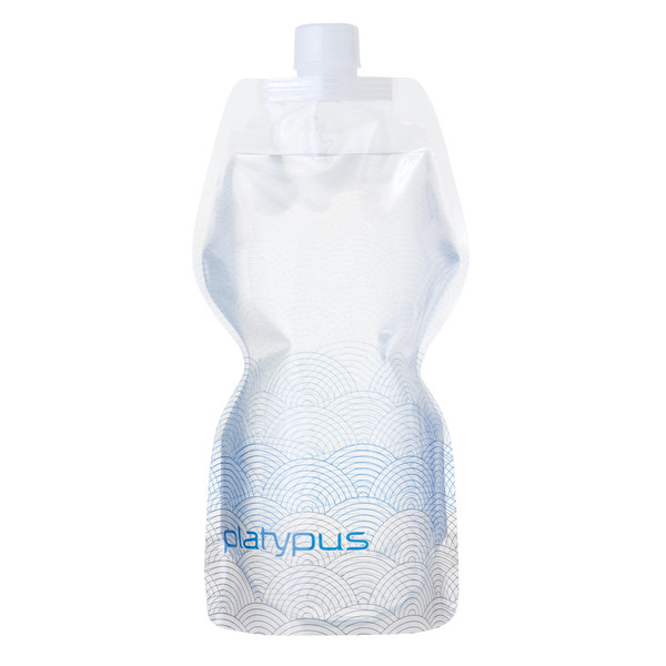 Platypus SOFTBOTTLE, 1L W/ CLOSURE CAP - WAVES - Wassersack Ansicht 1