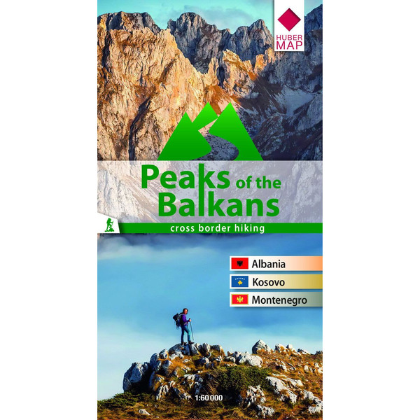WANDERKARTE PEAKS OF THE BALKANS 1: 60 000 - Wanderkarte Ansicht 1