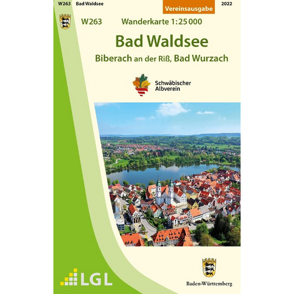 BAD WALDSEE - BIBERACH AN DER RISS, BAD WURZACH WANDERKARTE Ansicht 1