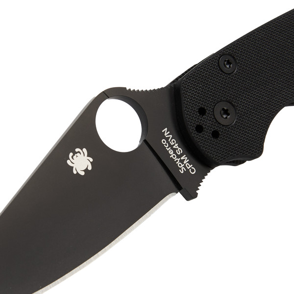 Spyderco PARA-MILITARY 2 BLACK G10 PLAIN - Klappmesser Ansicht 4