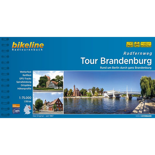 RADFERNWEG TOUR BRANDENBURG - Radwanderführer Ansicht 1