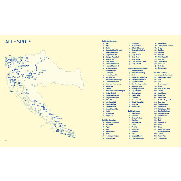 WILD SWIMMING KROATIEN UND SLOWENIEN - Gewässerführer Ansicht 3