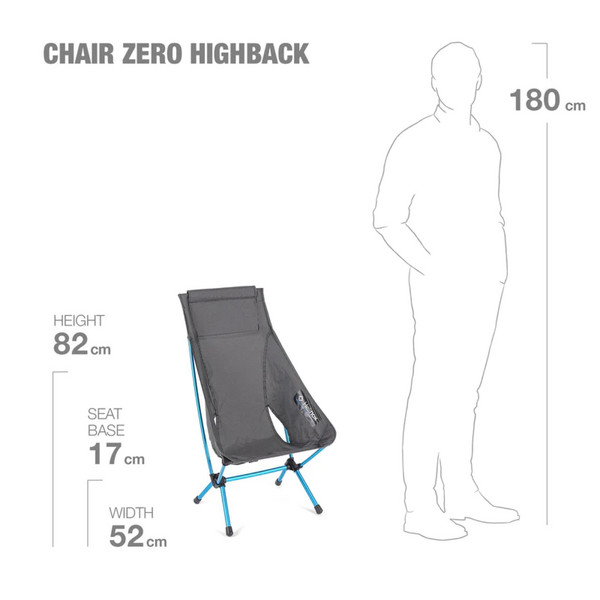 Helinox CHAIR ZERO HIGH-BACK - Campingstuhl Ansicht 6