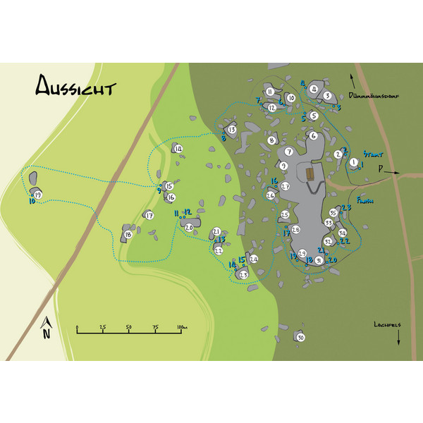 BOULDERING BREITER STEIN - Kletterführer Ansicht 6