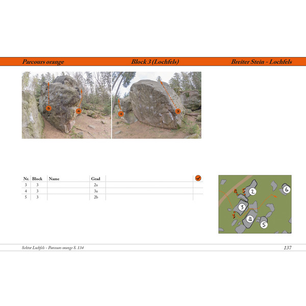 BOULDERING BREITER STEIN - Kletterführer Ansicht 8